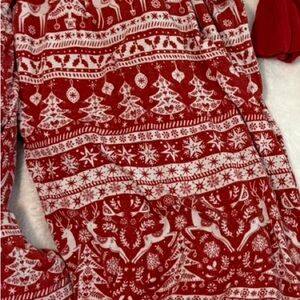 Little Sleepies Red and White Joggers